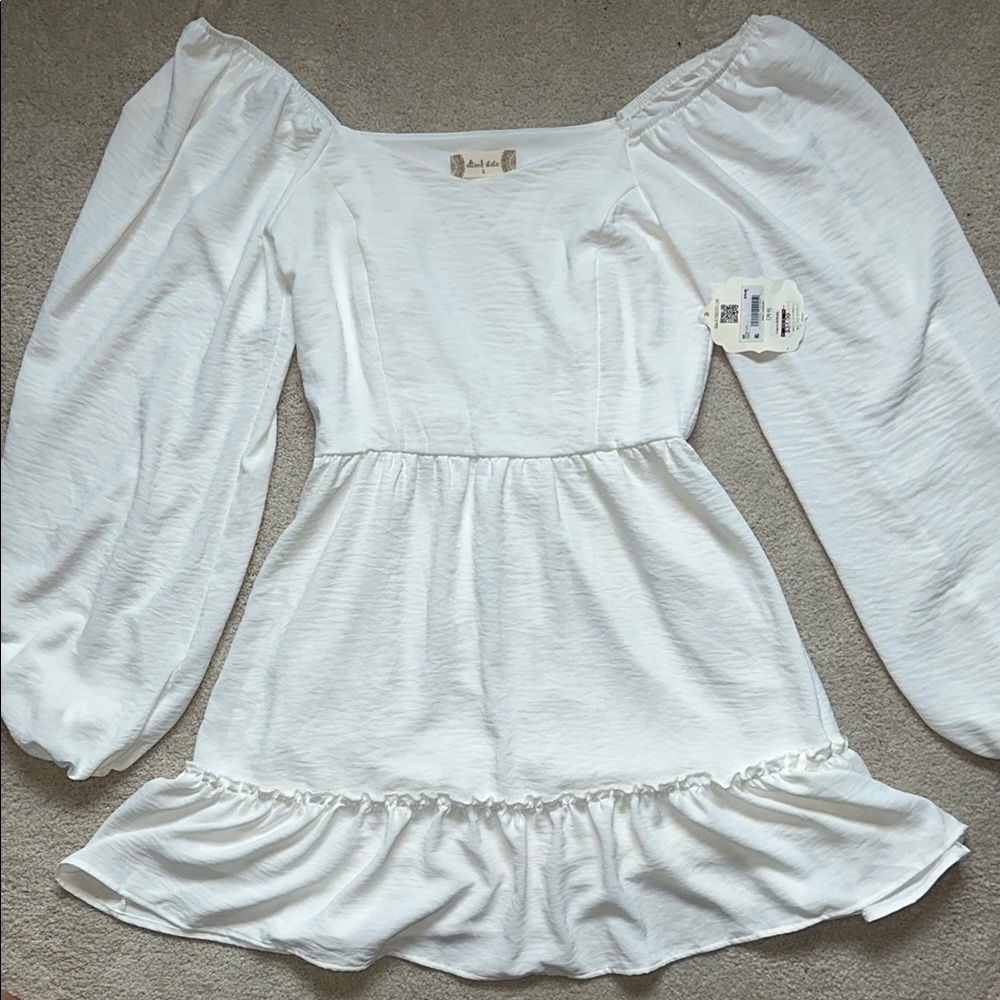 NWT Altar’d State Mini White Dress